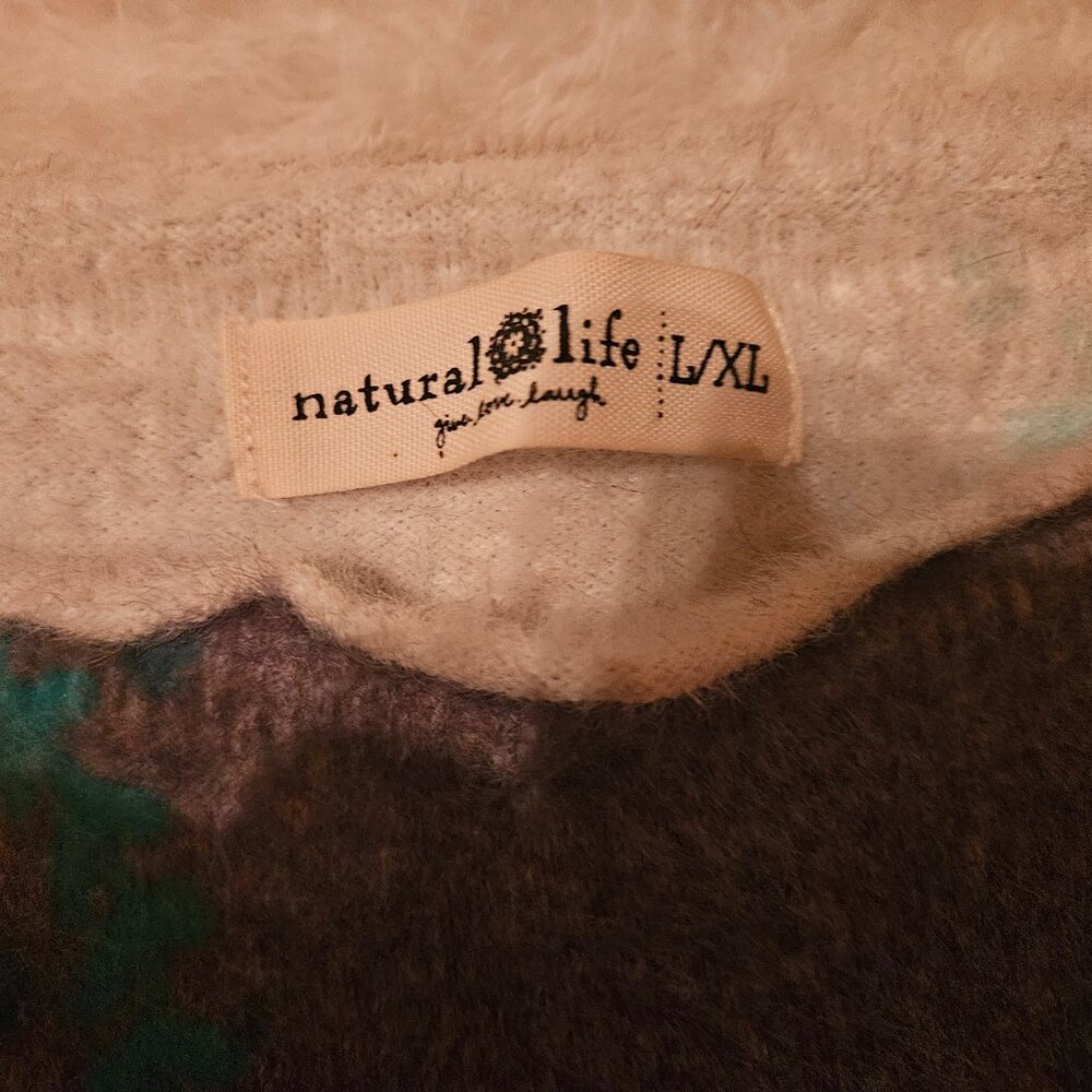 Womens Natural Life Cash Soft Mock Turtleneck - Picture 2 of 3